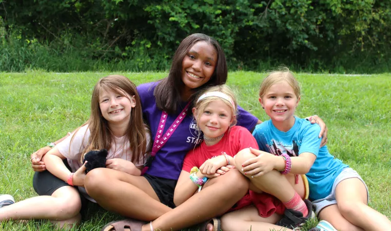 Y Camp staff and campers.