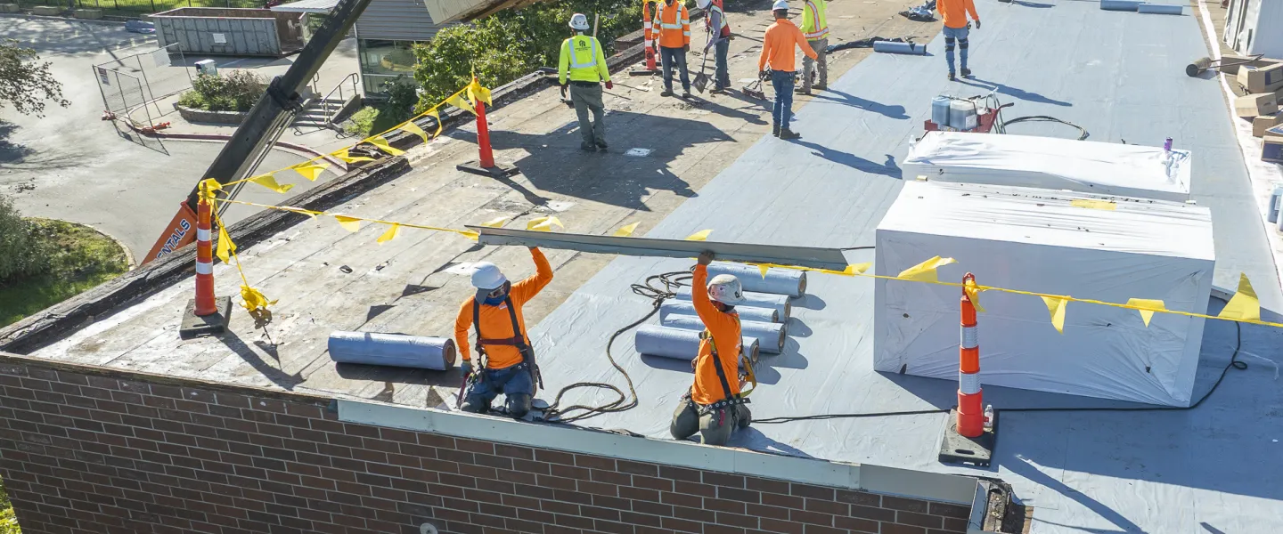 Pool Roof Construction