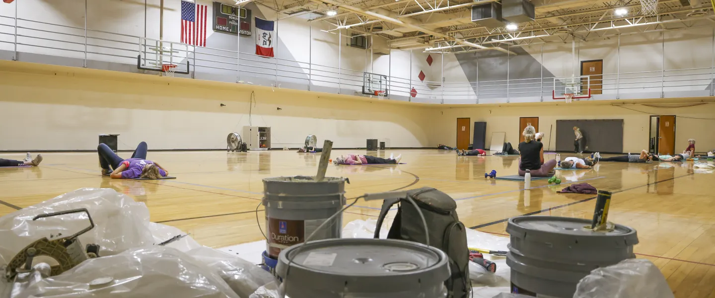 Gym Paint Yoga