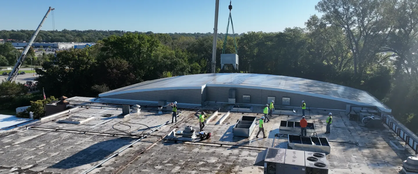 hvac roof crane